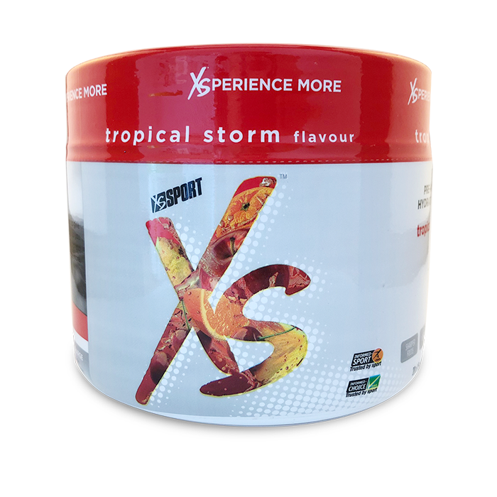 XS™ PreWorkout Hydration Fuel Tropical Storm Sports